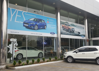 Đại lý showroom xe ô tô Ford tại Đà Nẵng