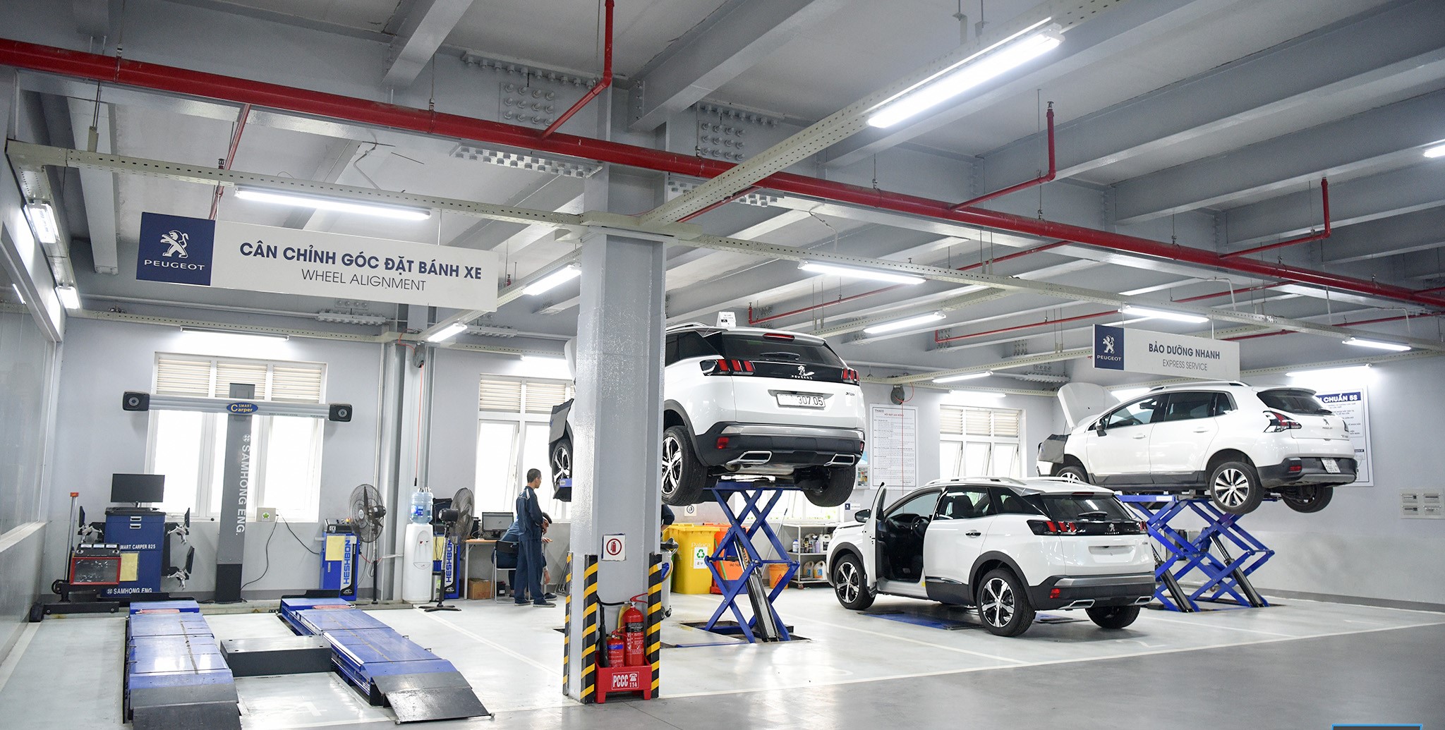 Đại lý showroom Peugeot Đà Nẵng có xưởng dịch vụ hiện đại