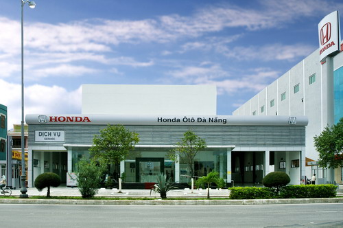 Đại lý showroom Honda tại Đà Nẵng rộng rãi