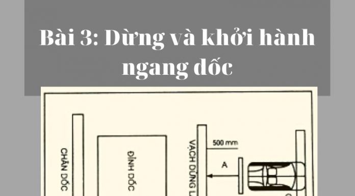 Bài 3: Dừng và khởi hành ngang dốc
