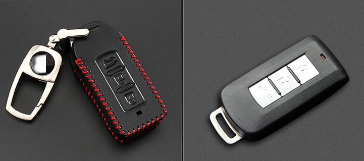 Bao da chìa khóa ô tô Mitsubishi( mẫu 1 )