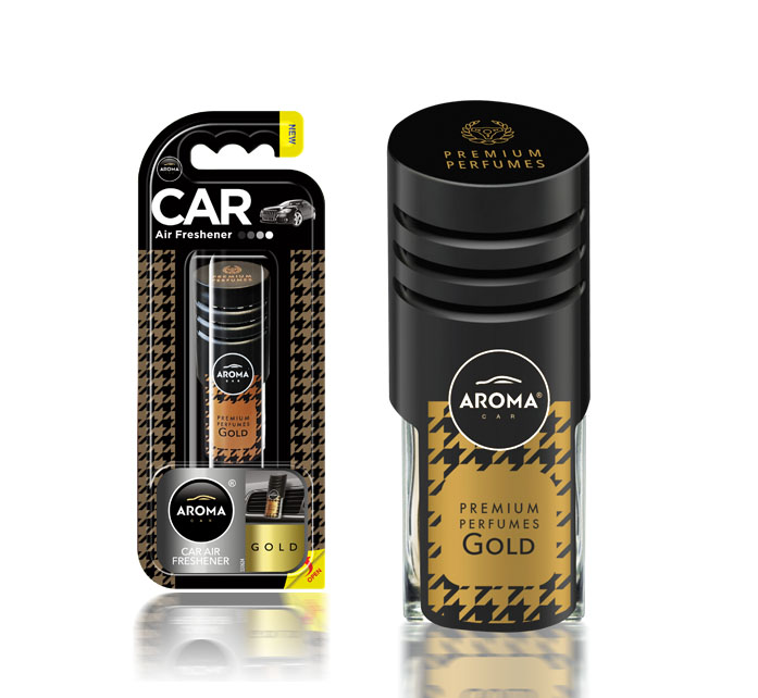 Nước hoa cài cửa gió ô tô Aroma Prestige Vent Gold - Pháp