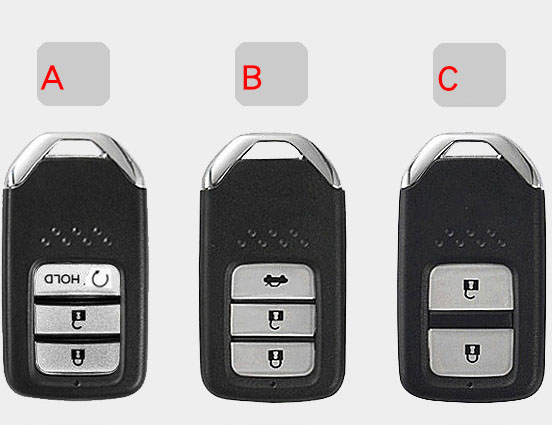 Ốp chìa khóa ô tô Honda kim loại cho Honda ( mẫu 2 )