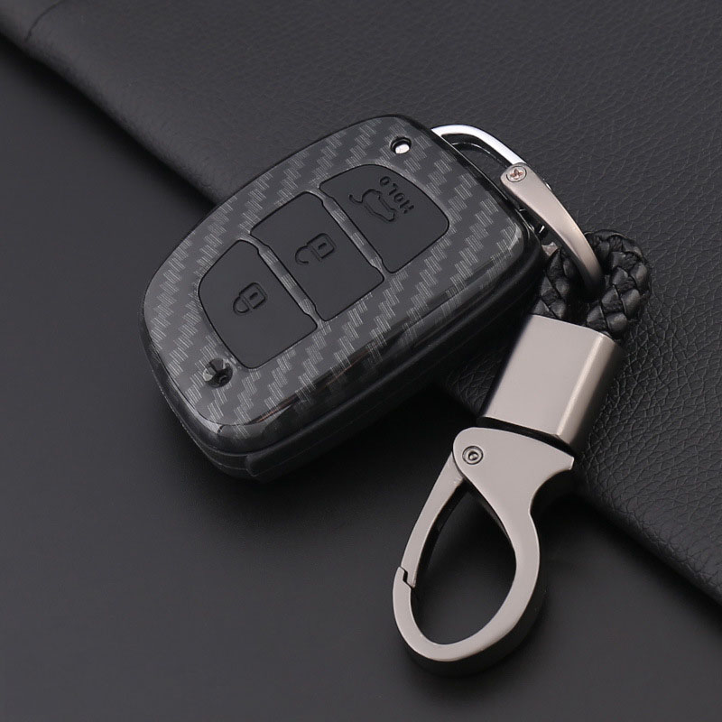 Ốp chìa khóa carbon cho xe Hyundai ( mẫu 1 )