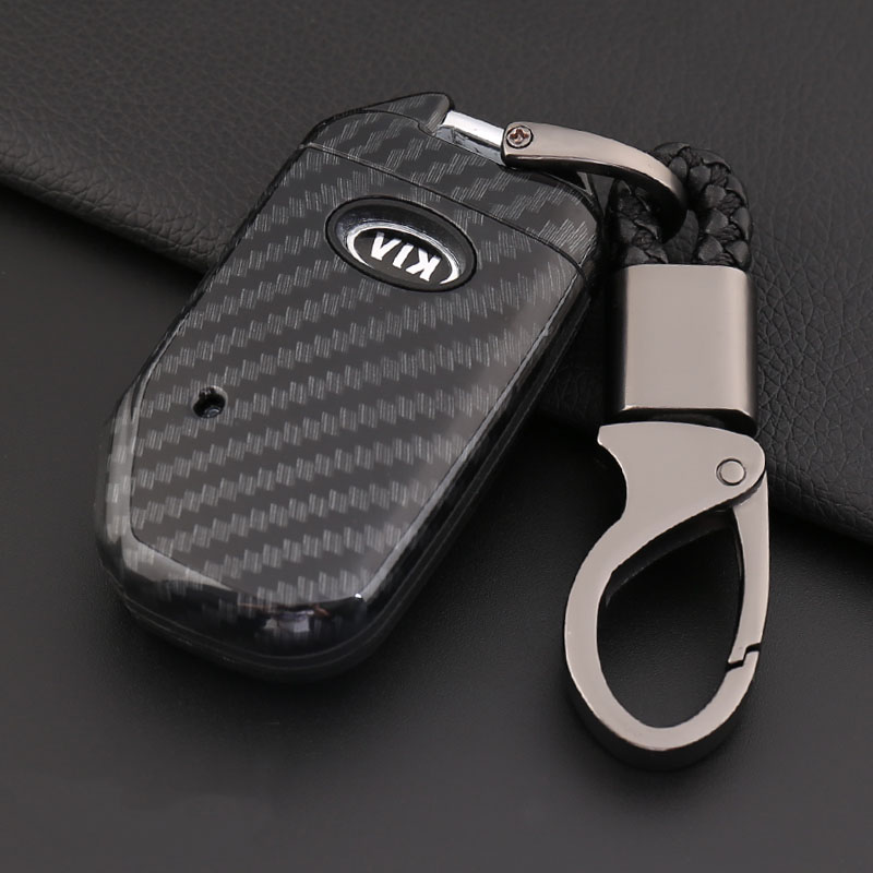 Ốp chìa khóa carbon cho xe Kia Cerato 2019( kia mẫu 2 )