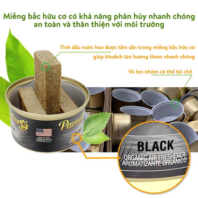 Sáp thơm ô tô Paradise Vanilla - USA