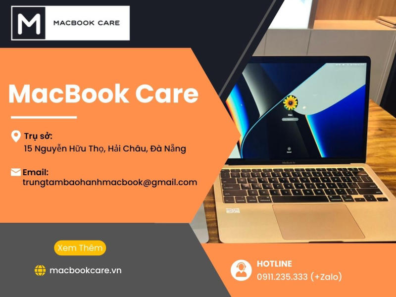 Sửa macbook tại Macbook Care